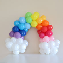 Load image into Gallery viewer, Mini Rainbow Balloon Arch