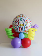 Load image into Gallery viewer, Graduation Foil Balloon Stack – Colorful Air-Filled Centerpiece
